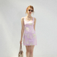 Light summer dream floral dress French suspender skirt holiday wear short skirt summer R3421