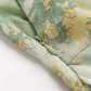 2025 Summer New Green Floral French Tea Break Seaside Vacation Long Dress R0975