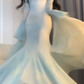popular beautiful dress off shoulder mermaid dress     S5740