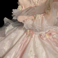 Beautiful French style fairy dress sweet puffy dress    S5745