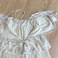 Dress Princess Panties Floral Dress U Back Pastoral Style New Arrival R0282