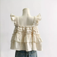 Short sleeveless earrings sling 2025 new summer unique and chic tops outerwear vest R0294