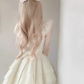 Gentle and sweet style lace suspender dress waist birthday dress puffy short skirt R0847