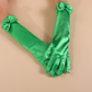 Children's Satin Bow Gloves Children's Performance Party Dress Accessories Sun Protection Long     S6266