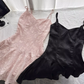 Women's suspender dress with stylish v-neck and slim waist R2049