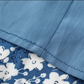 French holiday style long blue 2025 new dress R2605