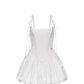 Sweet and beautiful dress for women with a sense of wealth and sling bubble skirt R3381