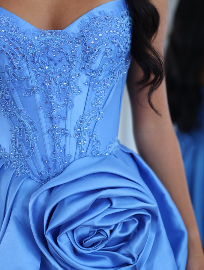 Silky Satin Embroidered Women's Homecoming Dress Blue Corset Short Prom Dress Party Dress RS2500
