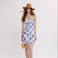 French suspender skirt holiday style dress high-end short skirt R2700