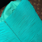 Lake blue strapless, fitted waist, hip-hugging, long fairy ball gown R6929