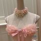Pink suspender waist puff cake skirt homecoming dress R5039