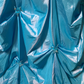 Blue halter-neck fitted long elegant ball gown R8673