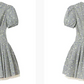 Gingham Plaid Mini Dress Women With V Neck Bow Detail And Tulle Underskirt R9398