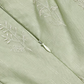 Light Green Floral Embroidered Mini Dress Women With Square Neck And Puff Sleeves R9469