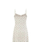 Soft Cherry Print Cami Dress with Ruffled Hem R9170