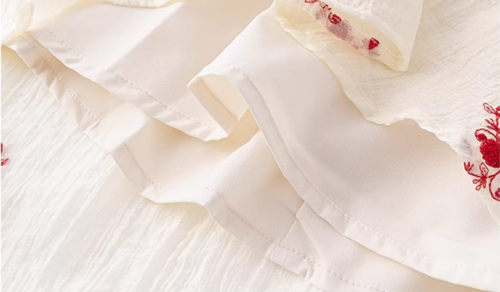 French retro printed tea dress 2025 new waist slim long dress R2589