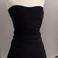 Tube top dress, slimming, elegant, high-end, sleeveless, niche design, high waist R0281