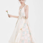 Forest style pastoral style floral dress new style suspender skirt blouse suit two-piece set R2394