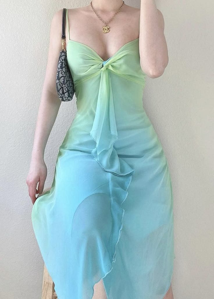 Fresh Flowy Prom Gown Gradient Women's Corset Maxi Party Dress — Fall Outfit 2026 New RS3077