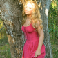 Resort Striped Flowy Prom Gown Barbie Pink Women's Maxi Birthday Dress Casual Dress RS2983