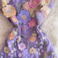 Beautiful heavy-duty three-dimensional flower embroidery embroidered seaside holiday dress with a high-end feel R0308