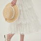 French suspender skirt 2025 new first love dress white niche cake skirt R2356