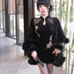 Retro New Chinese Dress 2025 Lace Backless Waist Hip Short Skirt R1257