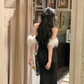 Luxury Formal Evening Dress For Women Bandage Dresses New Fashion Elegant Dress        S5416