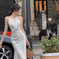 Women Sleeveless Mermaid Party Dress Elegant Prom Dress        S5414