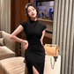 Bodycon Long Dress Sexy Sleeveless Evening Party Prom Dress Mermaid        S5415