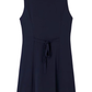 2025 Summer New High Waist V-Neck Single-Breasted Lace-Up Short A-Line Suit Dress R0970