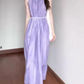 Sleeveless dress 2025 new style super beautiful niche design high-end long skirt R0720