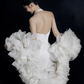 French Chic White Mermaid Halter V-neck Bodycon Maxi Wedding Dress RS759
