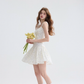 French floral suspender skirt pastoral style dress short skirt holiday style skirt R2800