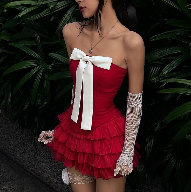 Red Short Party Dress, Birthday Outfits, Homecoming Dress    S6999