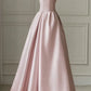Black Strapless High-Slit Evening Gown        S7061