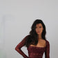 Lace Evening Dresses for Women Sexy Mermaid Long Sleeves Prom Gown     S6968