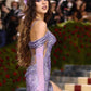 Shinny Long Evening Dress Sleeveless Sexy Formal Dress     S7041