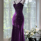 Lake blue halter-neck fitted waist bodycon long ball gown R6545