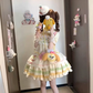 Cute and sweet OP inner top sling dopamine soft three-piece lolita skirt Lolita princess skirt R1685