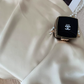 French hollow halter neck dress for women high-end temperament waist short dress R3990