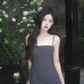 One-shoulder suspender dress tight dress sexy slim hip-hugging high-end inner skirt R1545