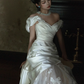 Elegant White Mermaid Sweetheart Lace Embroidery Bodycon Maxi Wedding Dress RS767