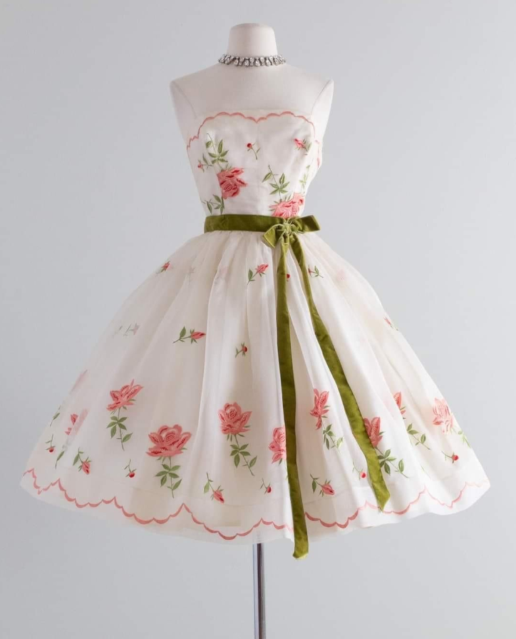 Floral Chiffon Gentle Women's Homecoming Dress White Corset Mini Birthday Dress RS2456