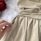 Dress women 2025 new sexy tube top waist off-shoulder solid color mid-length skirt all-match skirt R0367