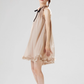 French halter neck vest dress petite sleeveless short skirt suspender skirt dress female summer R3527