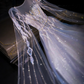 Light purple fitted long ball gown, bridal dress R8767