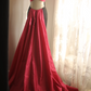 Pink halter-neck fitted bodycon long ball gown R6770