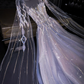 Light purple fitted long ball gown, bridal dress R8767