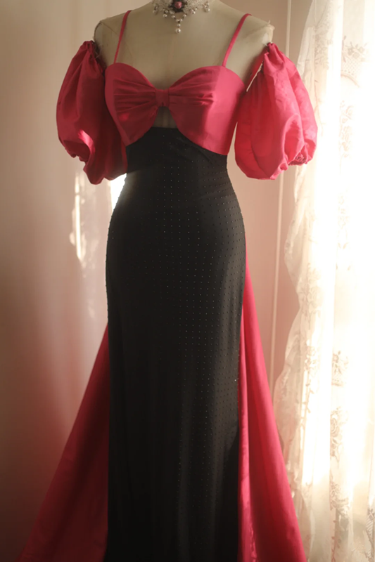 Pink halter-neck fitted bodycon long ball gown R6770